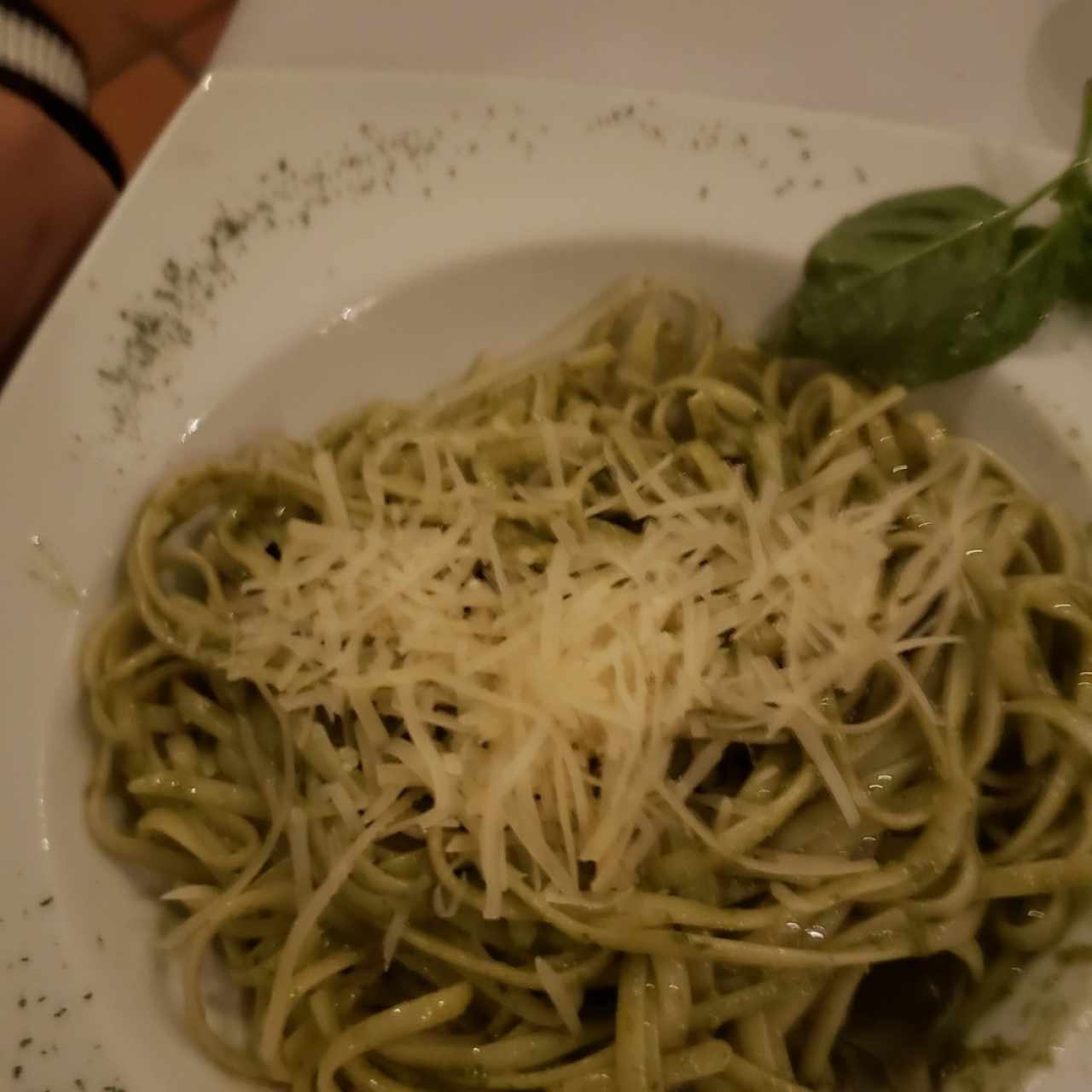 spagethi al pesto