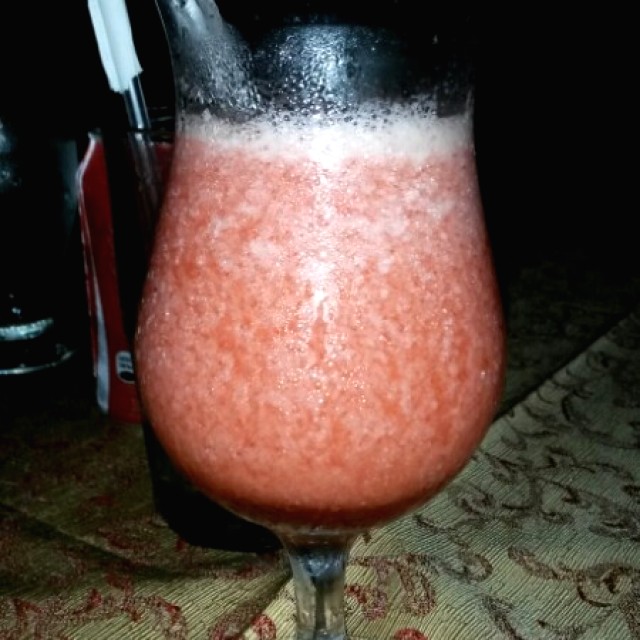 Licuado de fresa espectaculat