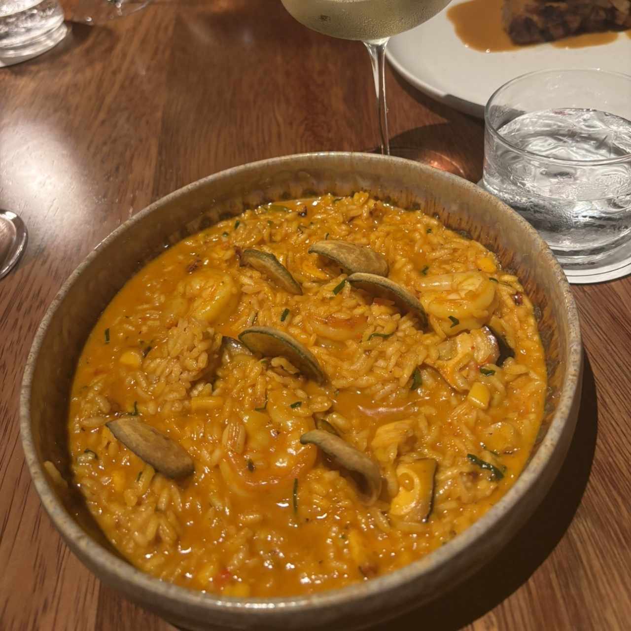 Güacho de mariscos 