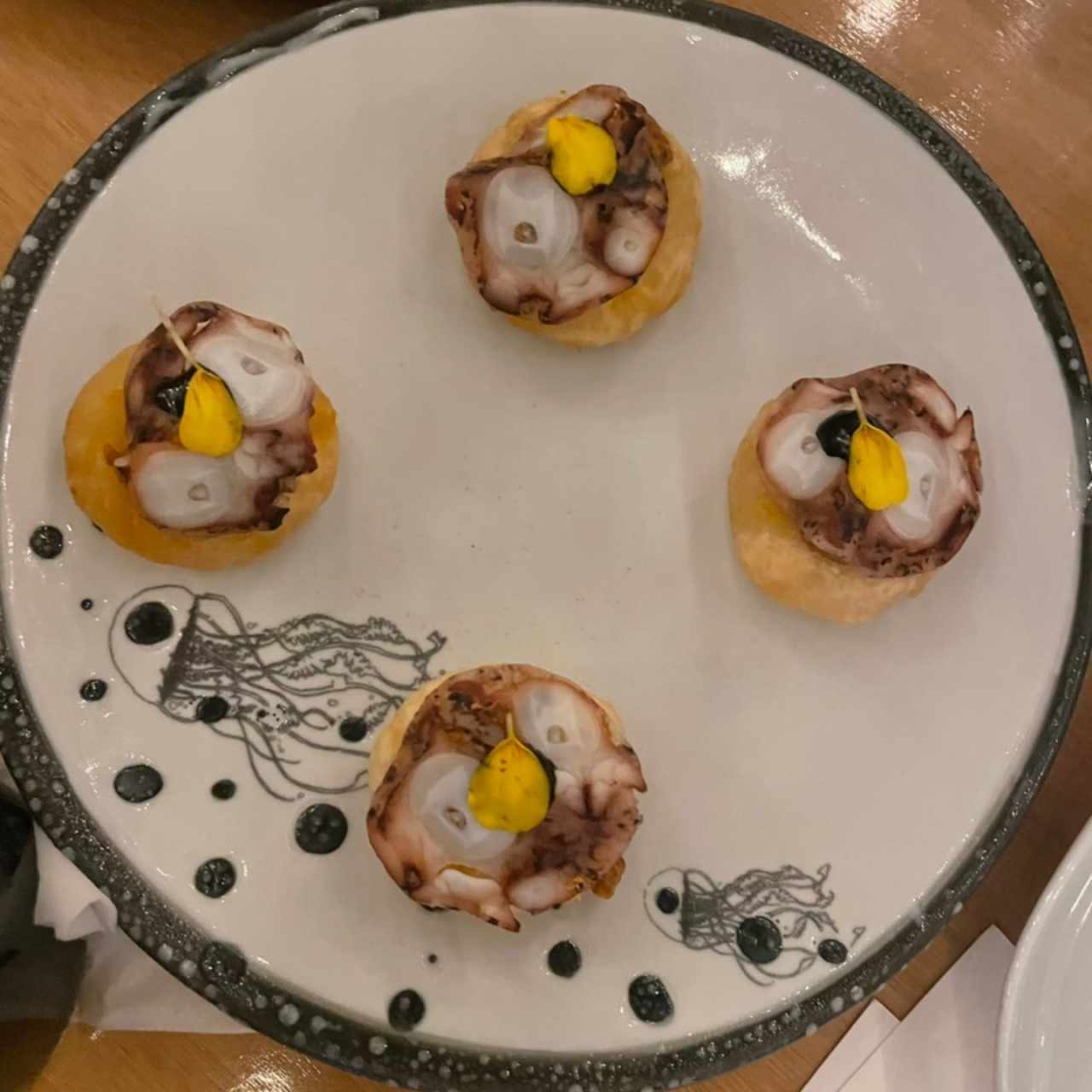 Carimañola con pulpo