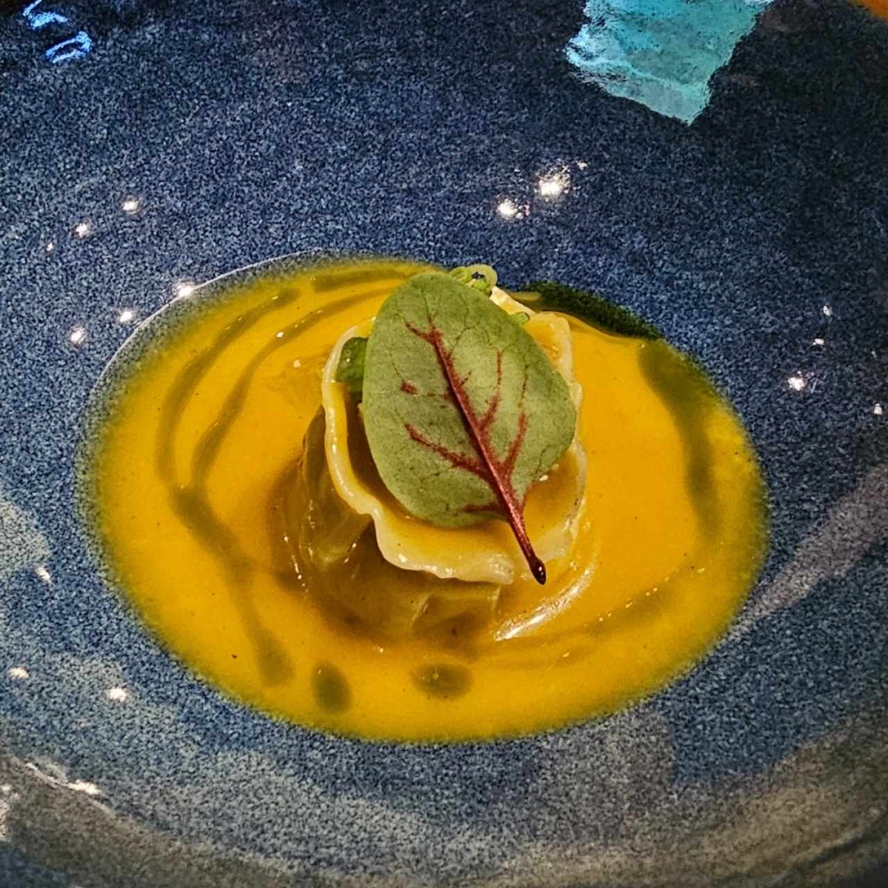 Wonton dumplings de camarón