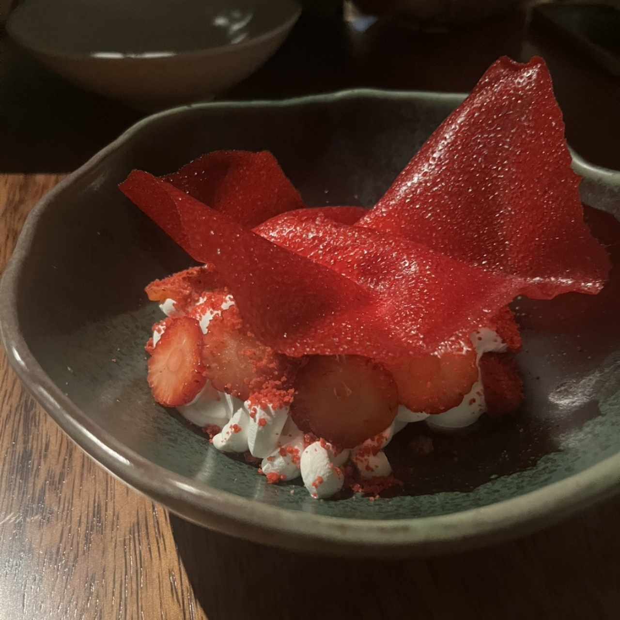 Fresas con crema