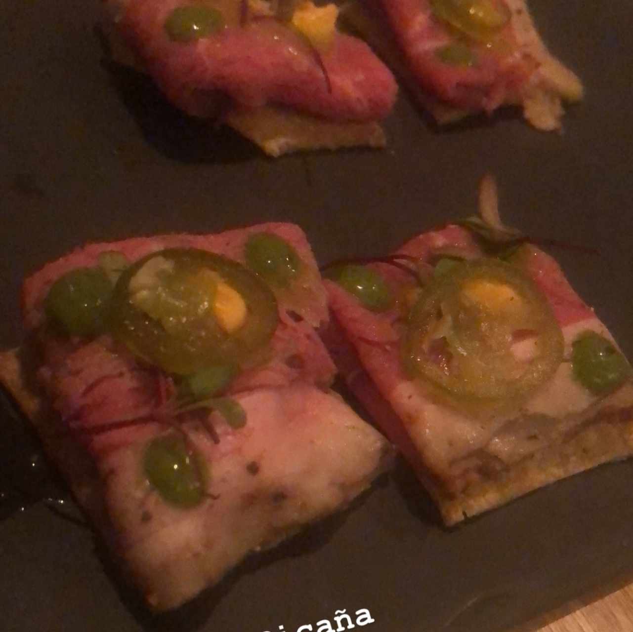 tostadas de picaña