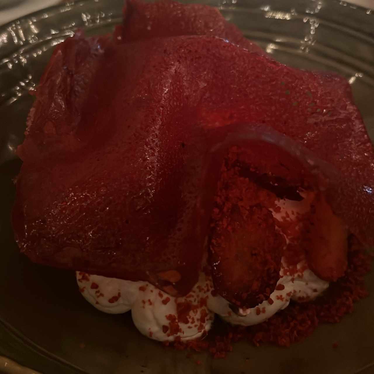Fresas con crema 