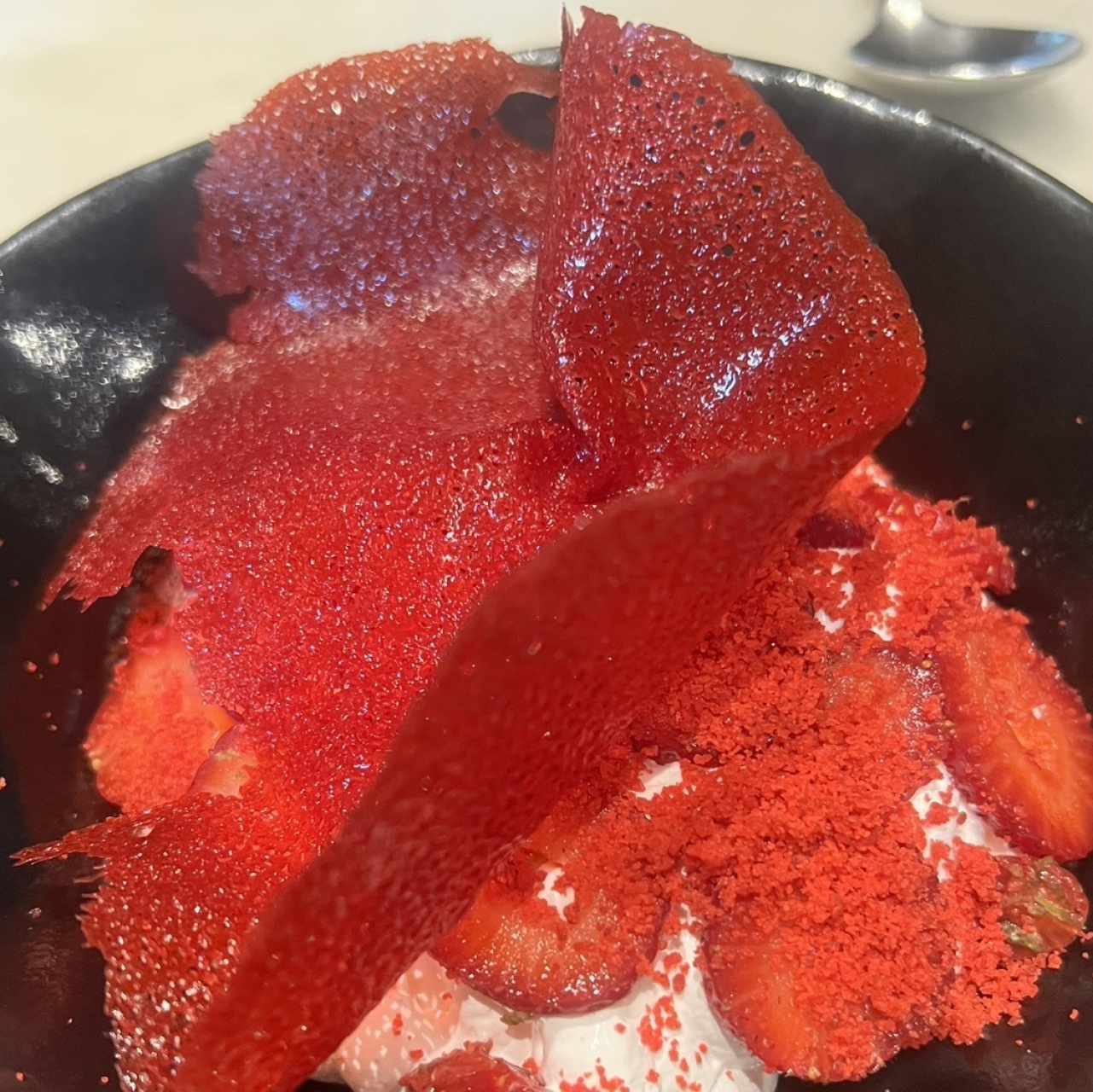 Postres - Fresas con crema