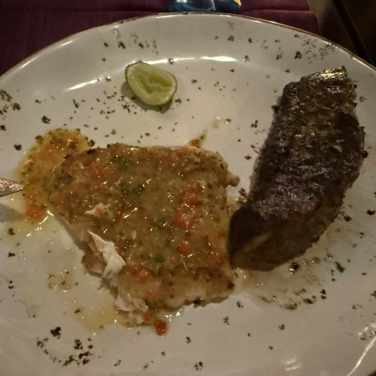 Platos Mixtos - Picaña y corvina