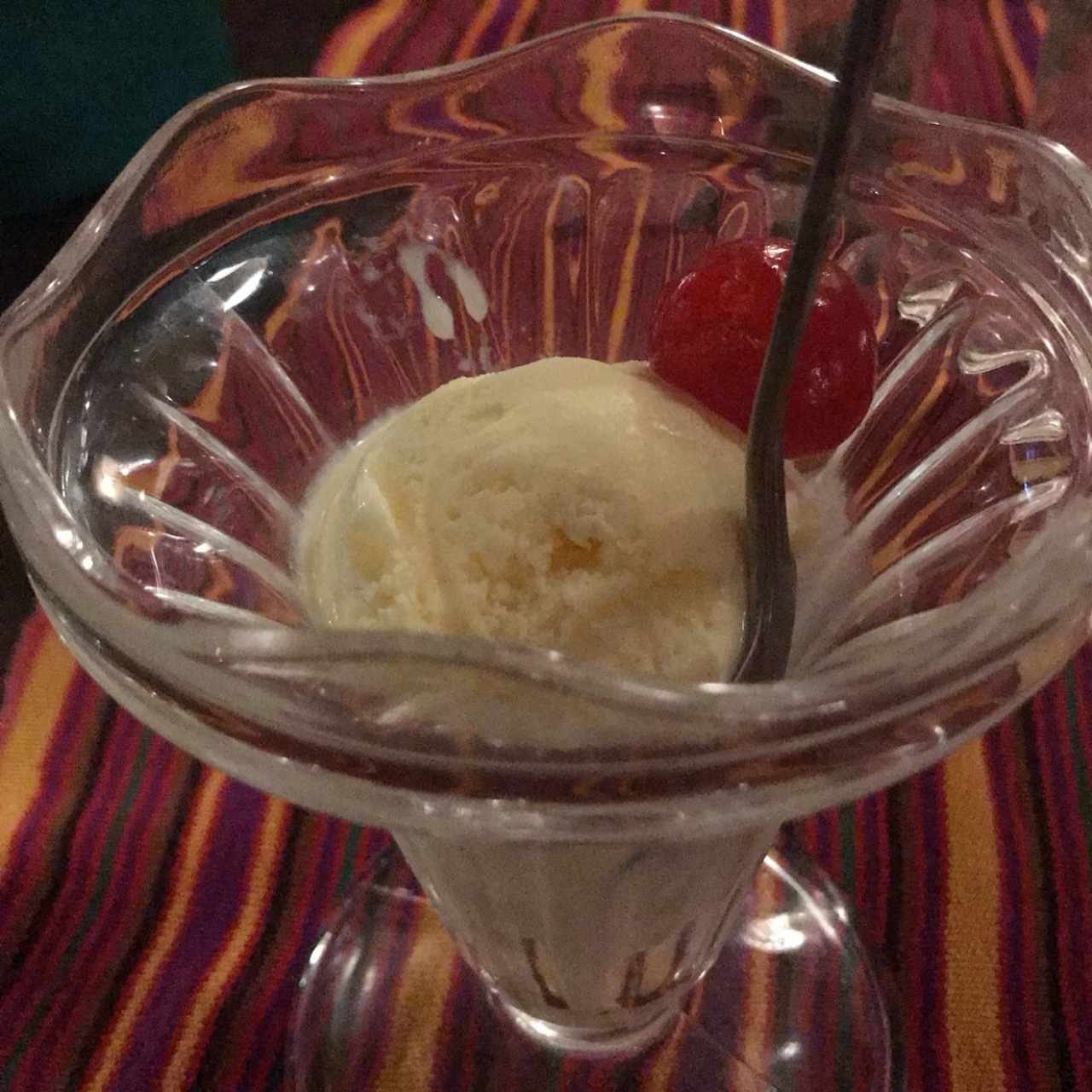 Postres - Helado de vainilla