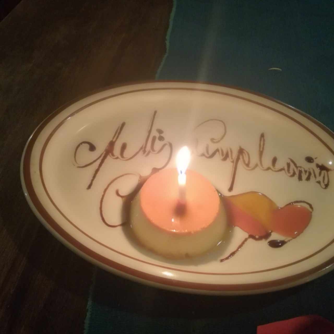 Flan de la casa