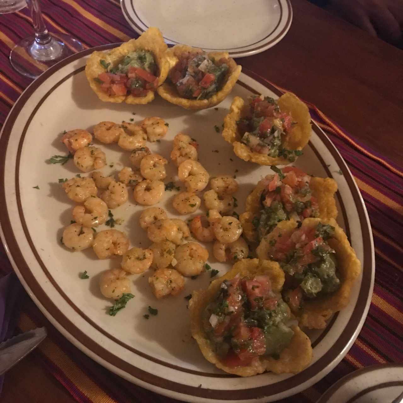 Patacones Reales con Camarón