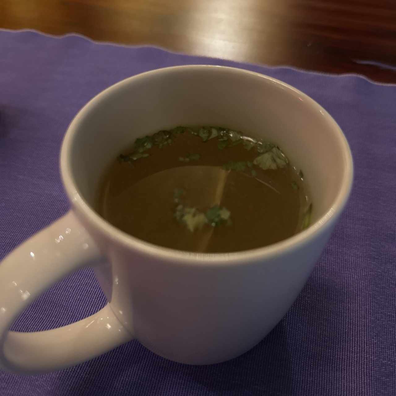 Caldo de res de cortesía 