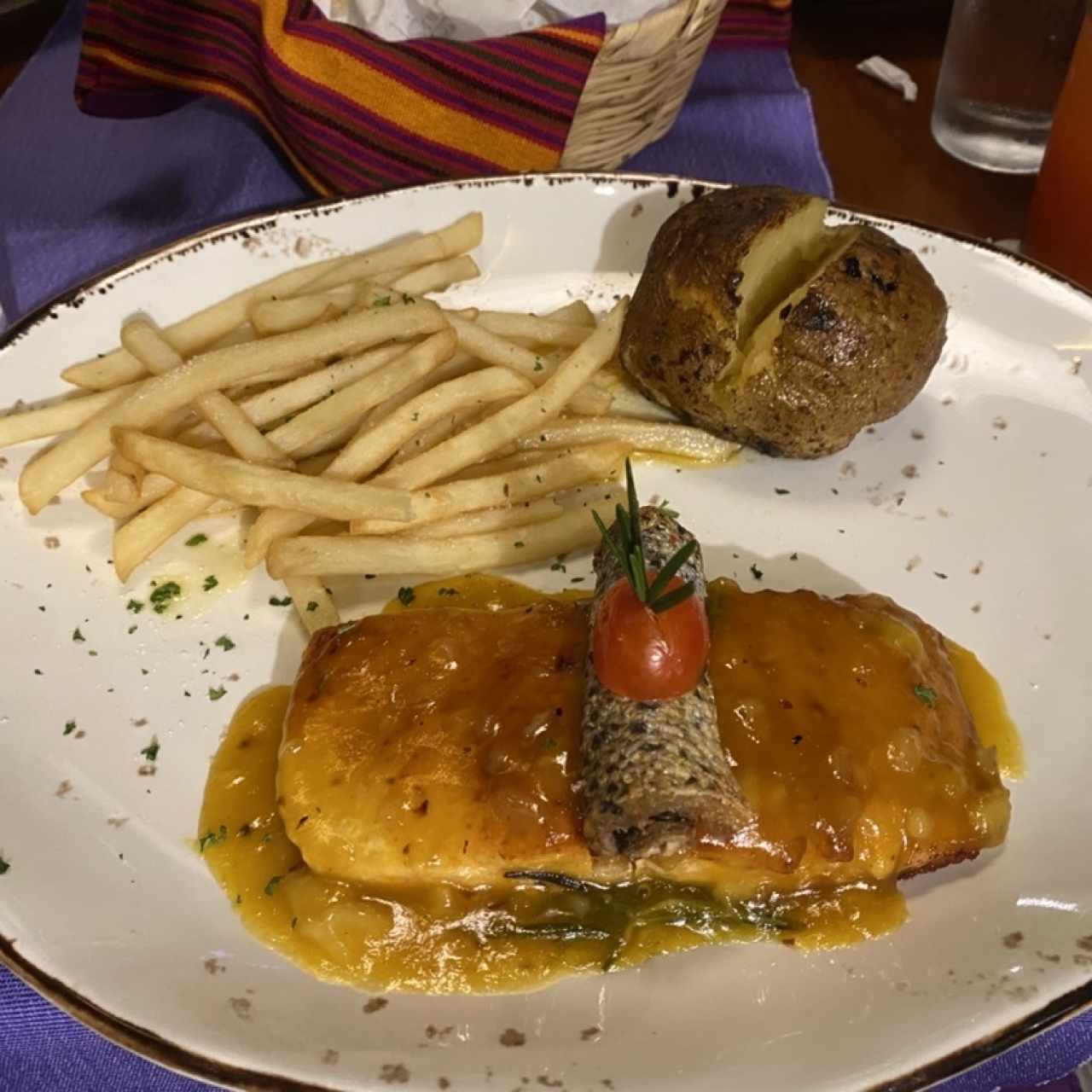 Salmón en Salsa de Maracuyá