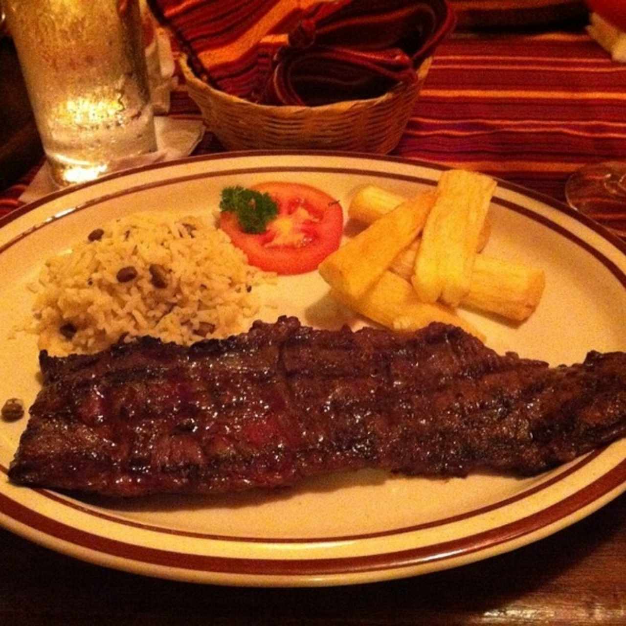 entraña frita