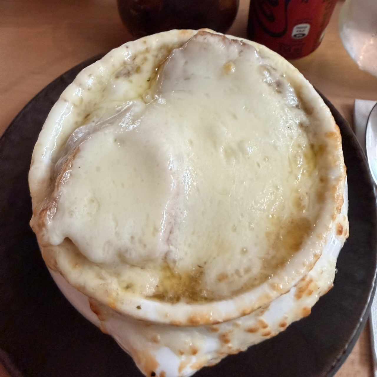 Sopa de Cebolla Gratinada