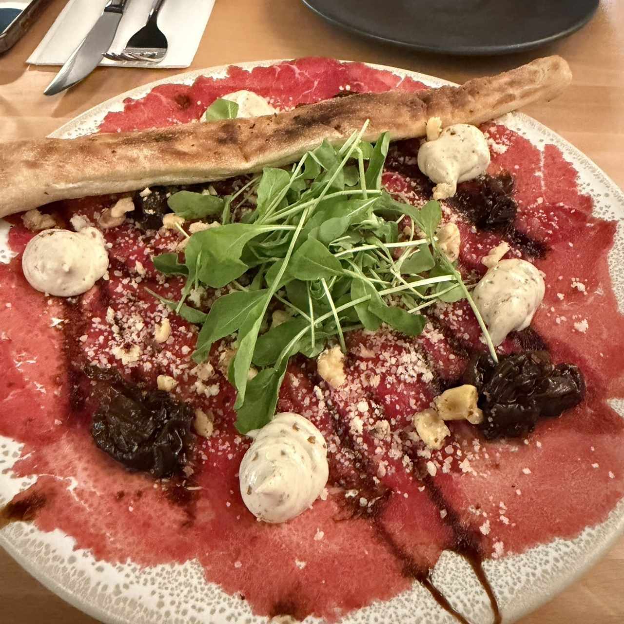 Entradas - Carpaccio de Res