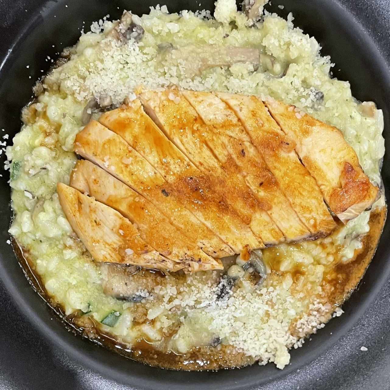 Rissotto de pollo