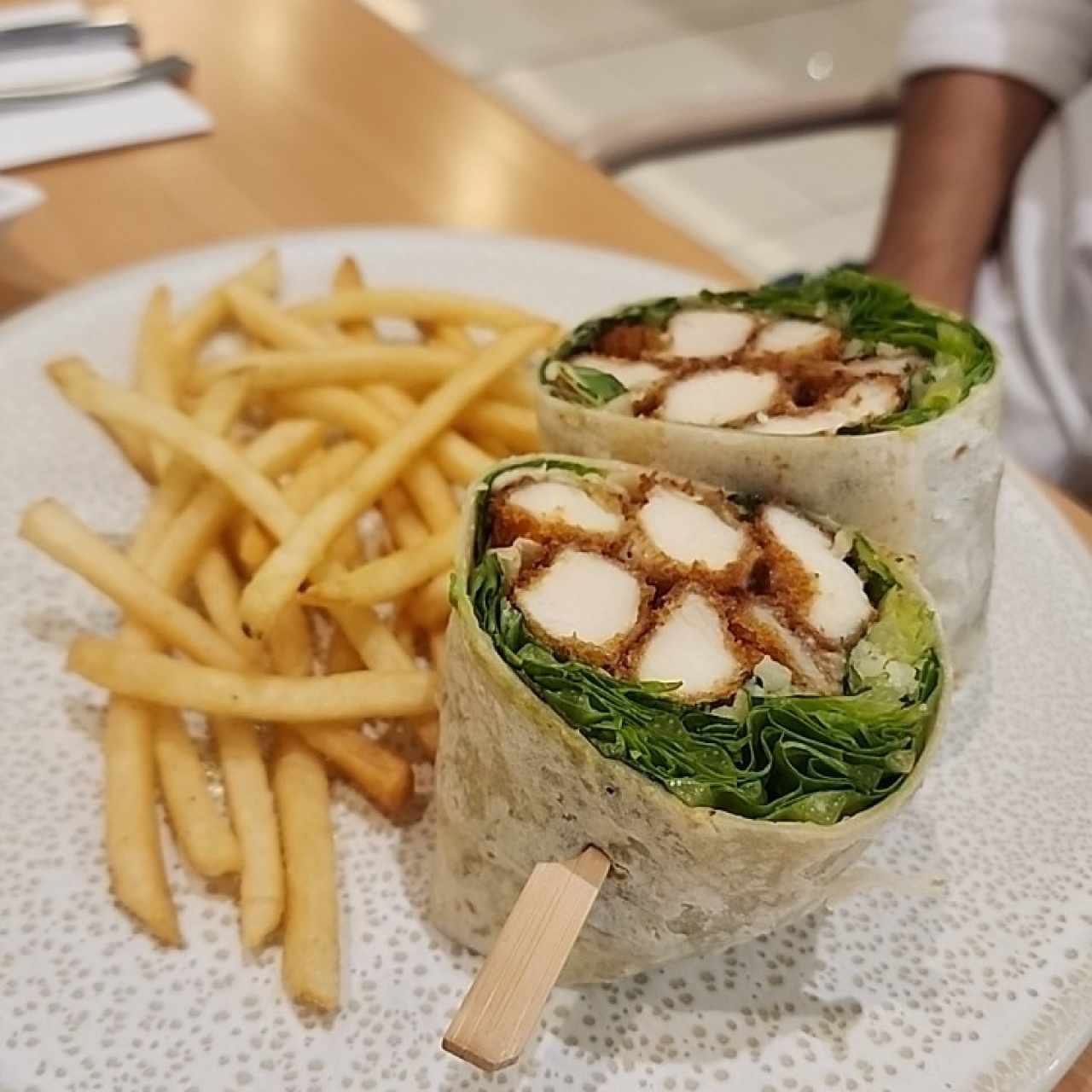wrap pollo cesar