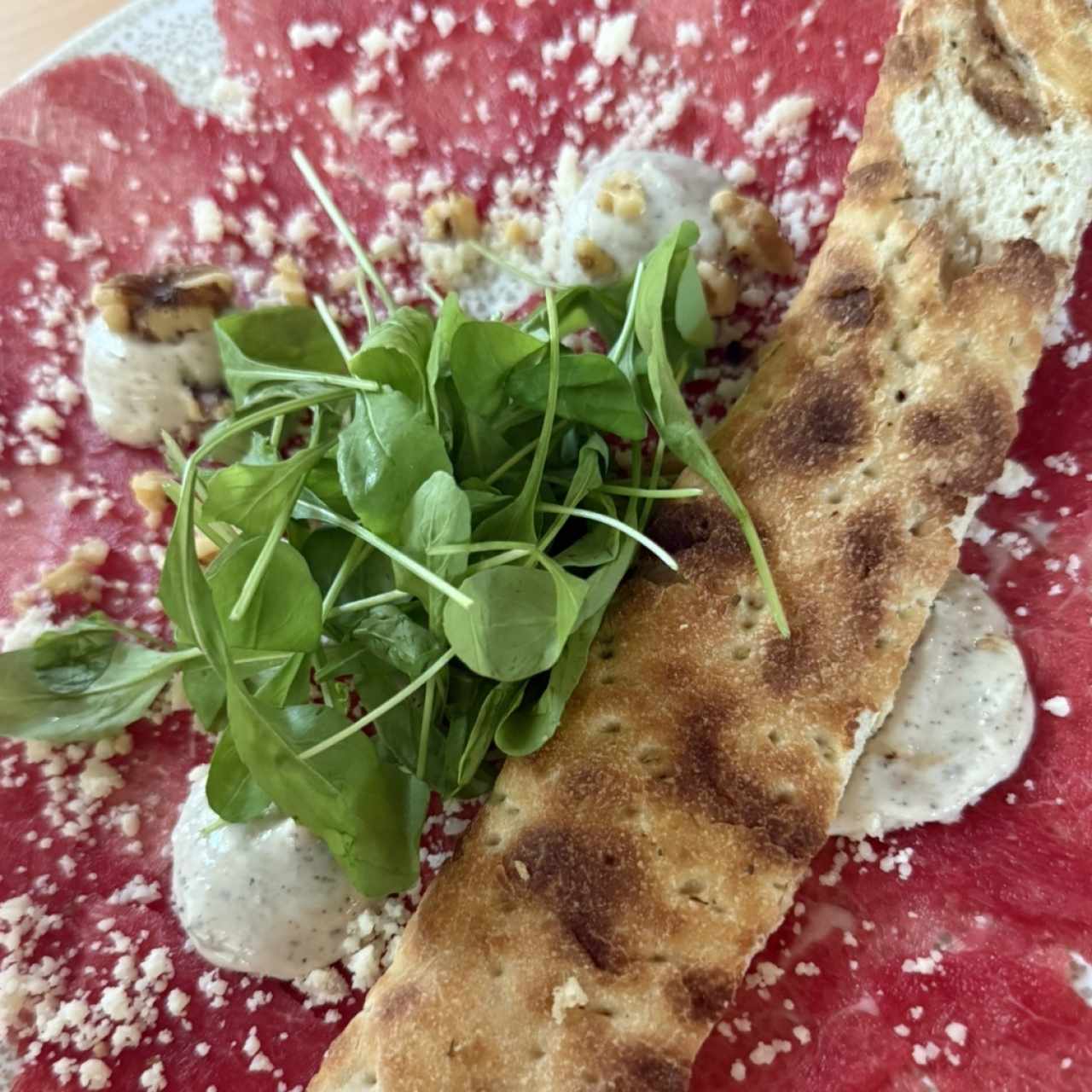 Entradas - Carpaccio de Res