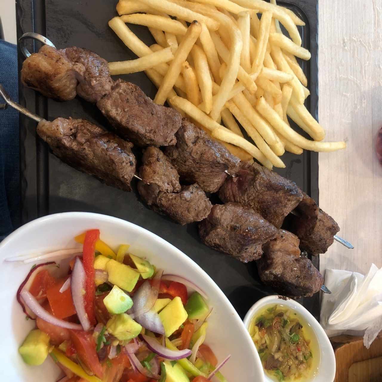 brochetas de picaña