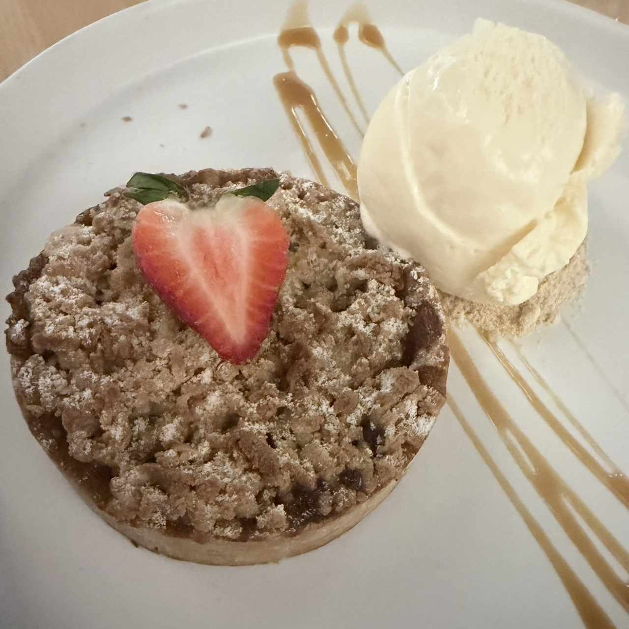 Crumble de manzana 