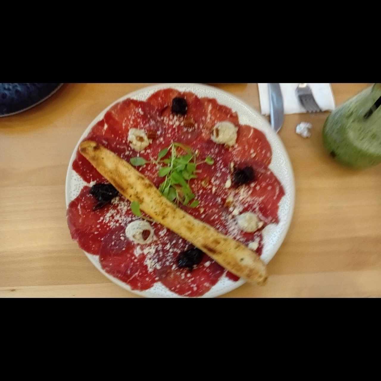 Entradas - Carpaccio de Res