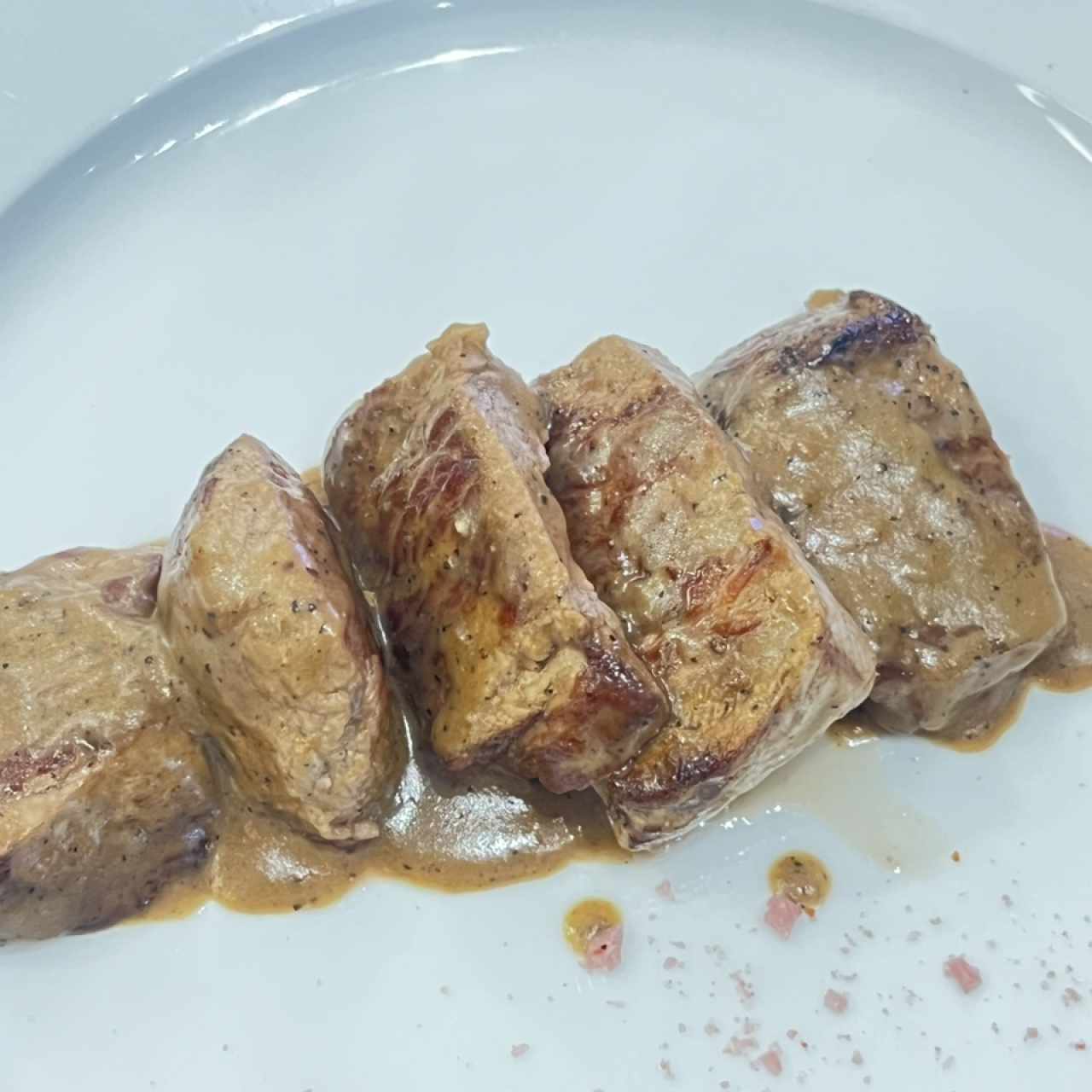 Filete a la pimienta 