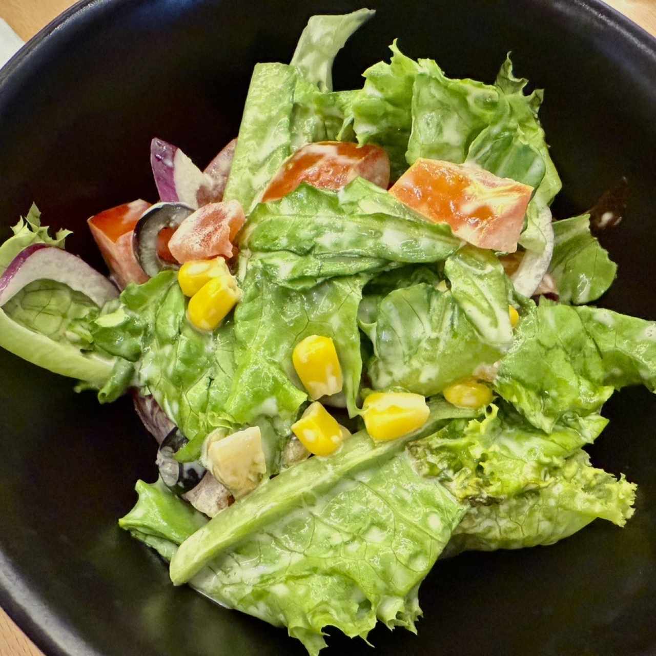 Ensalada como guarnición 