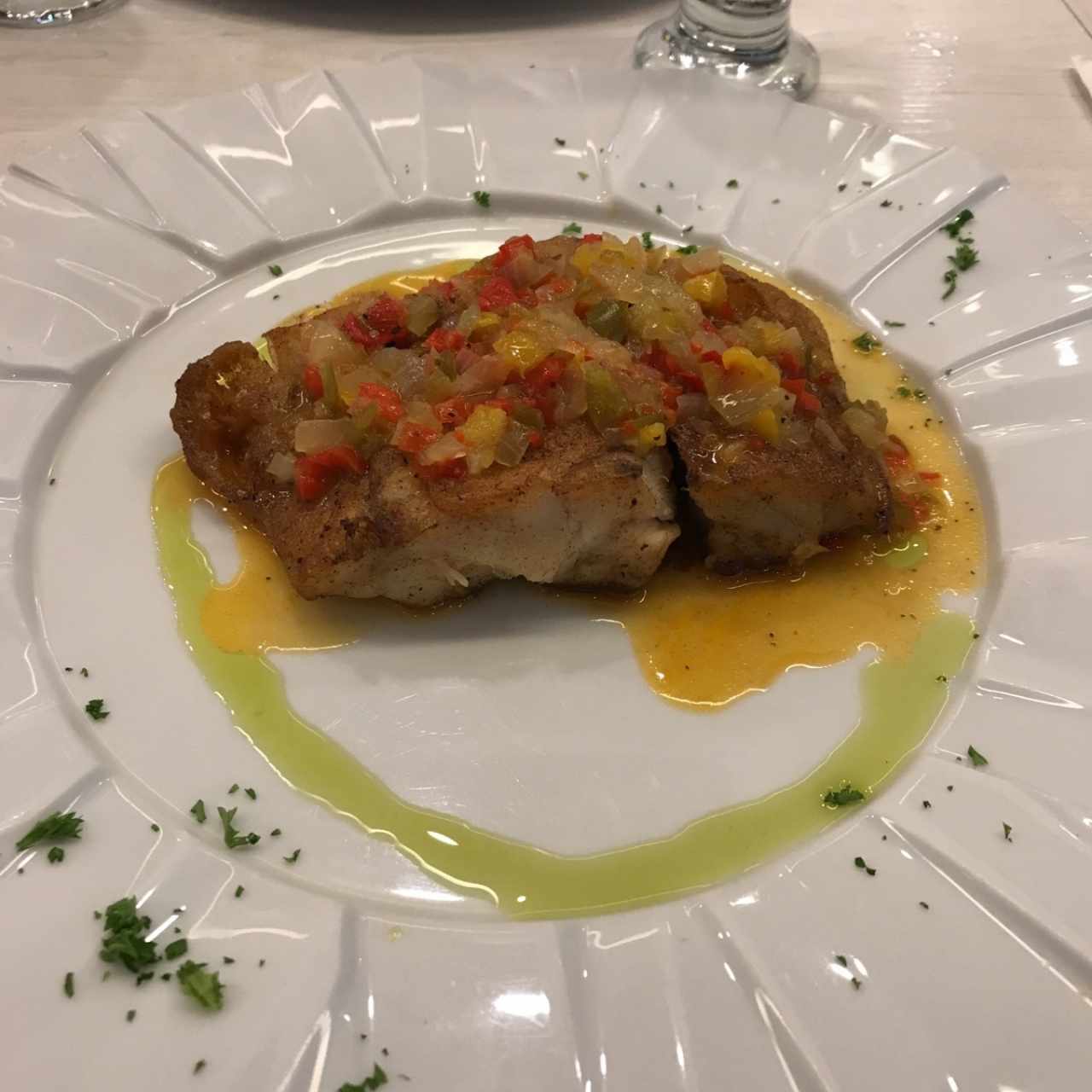corvina al ajillo