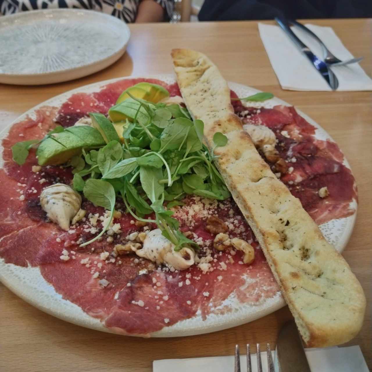 Entradas - Carpaccio de Res