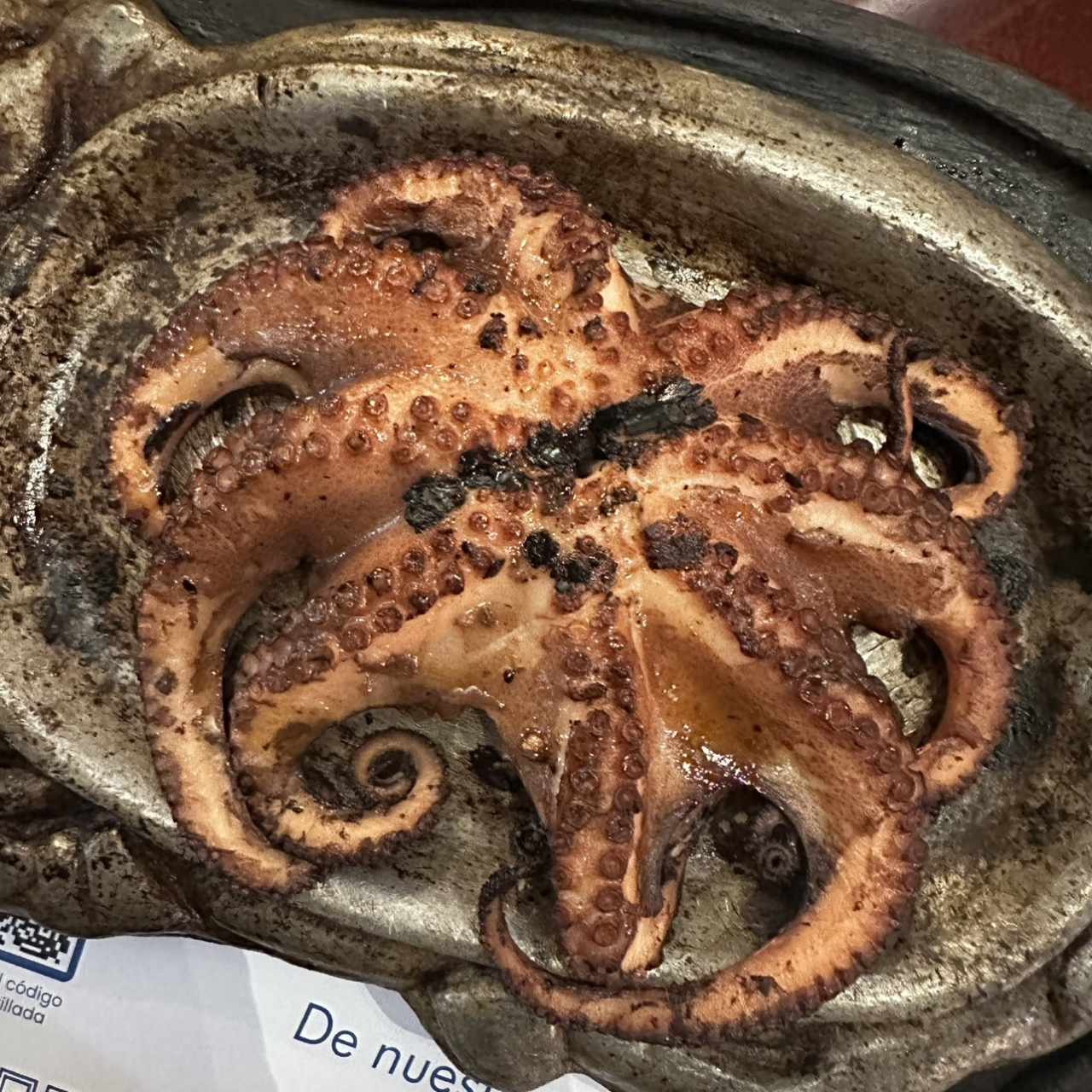 Mariscos - Pulpo al Carbón