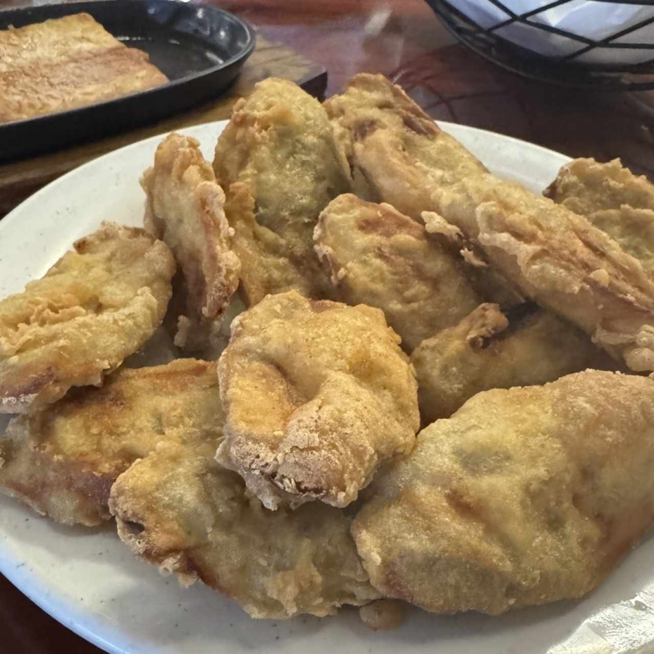 Berenjenas fritas/ a la Vinagreta