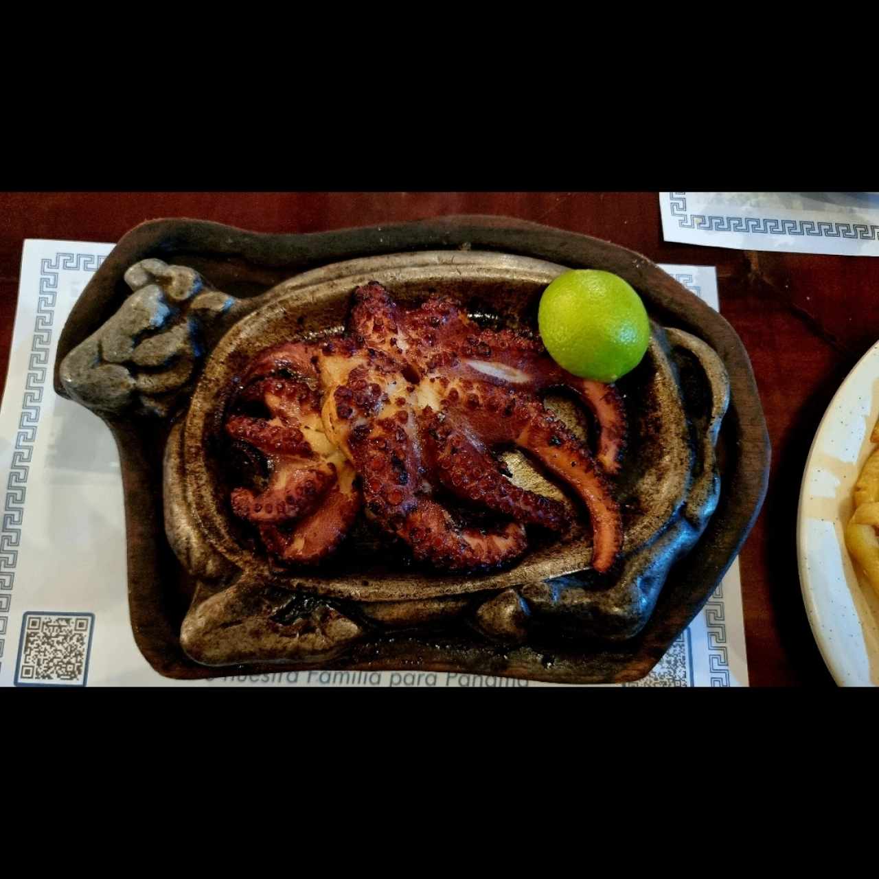 Mariscos - Pulpo al Carbón