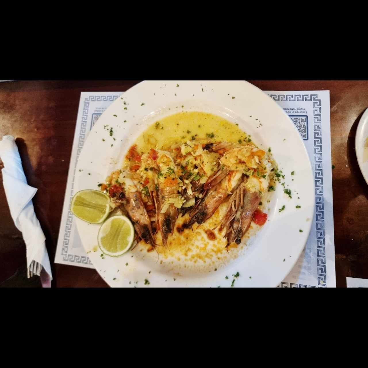 Mariscos - Langostinos al Ajillo