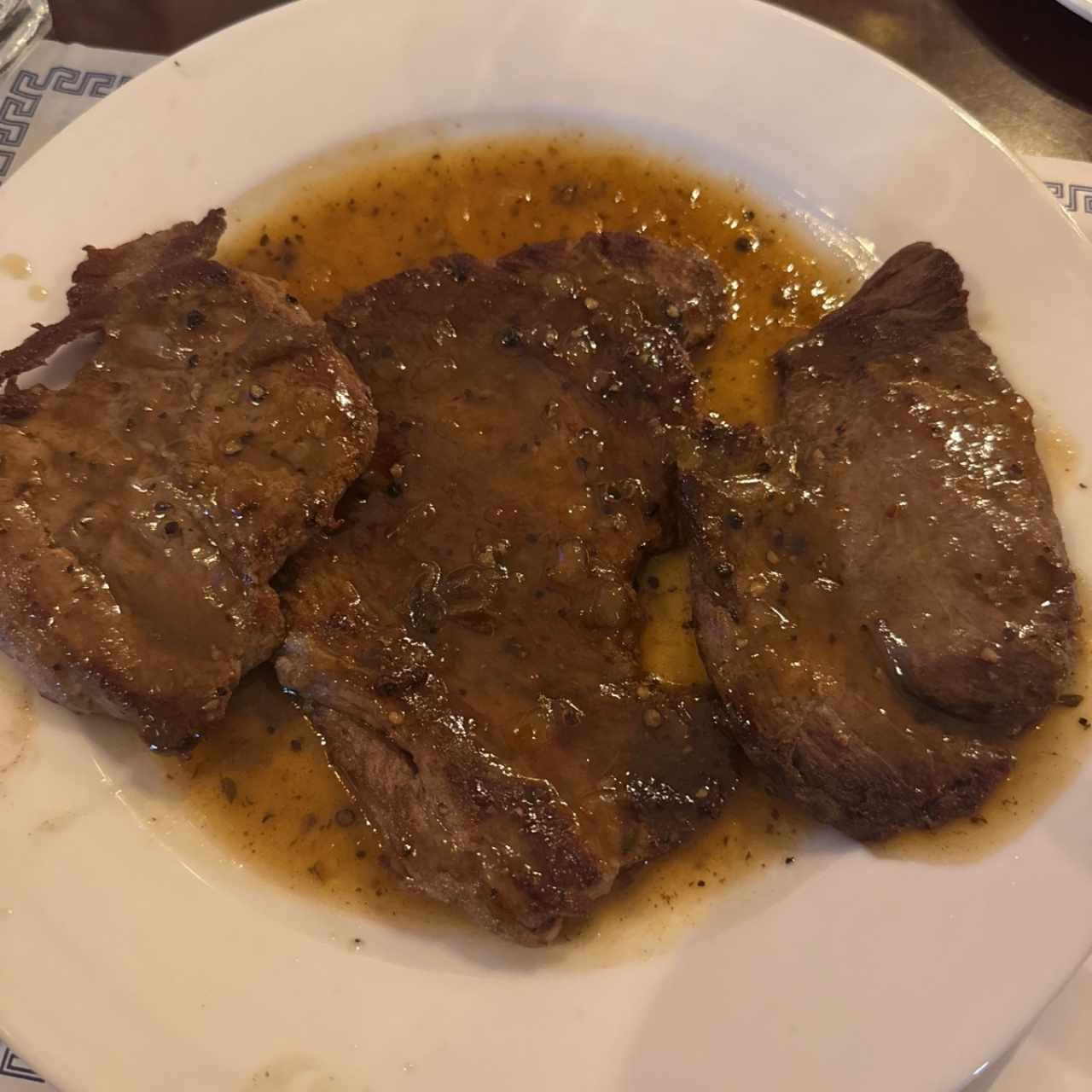 Filete de Res a la Pimienta