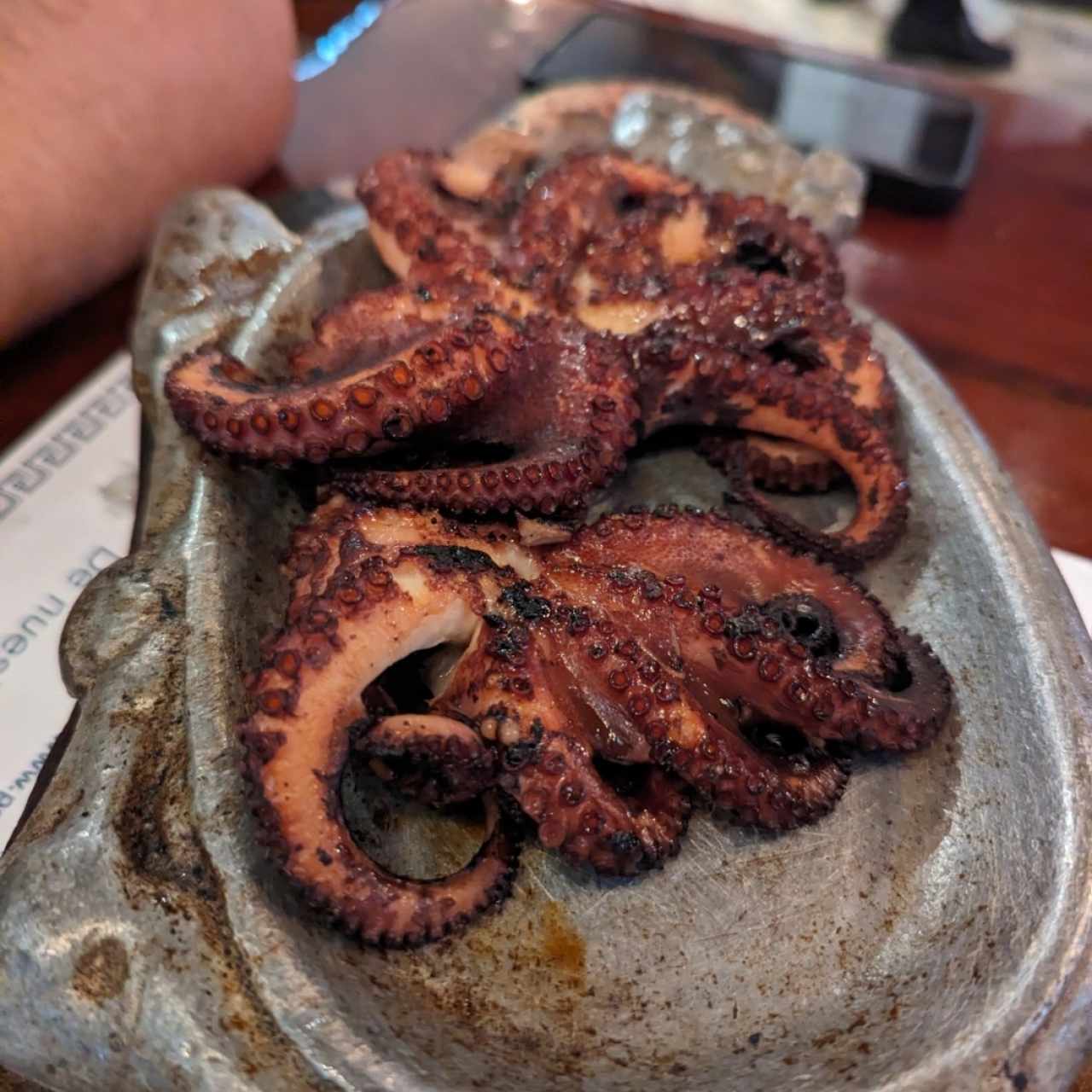 Mariscos - Pulpo al Carbón