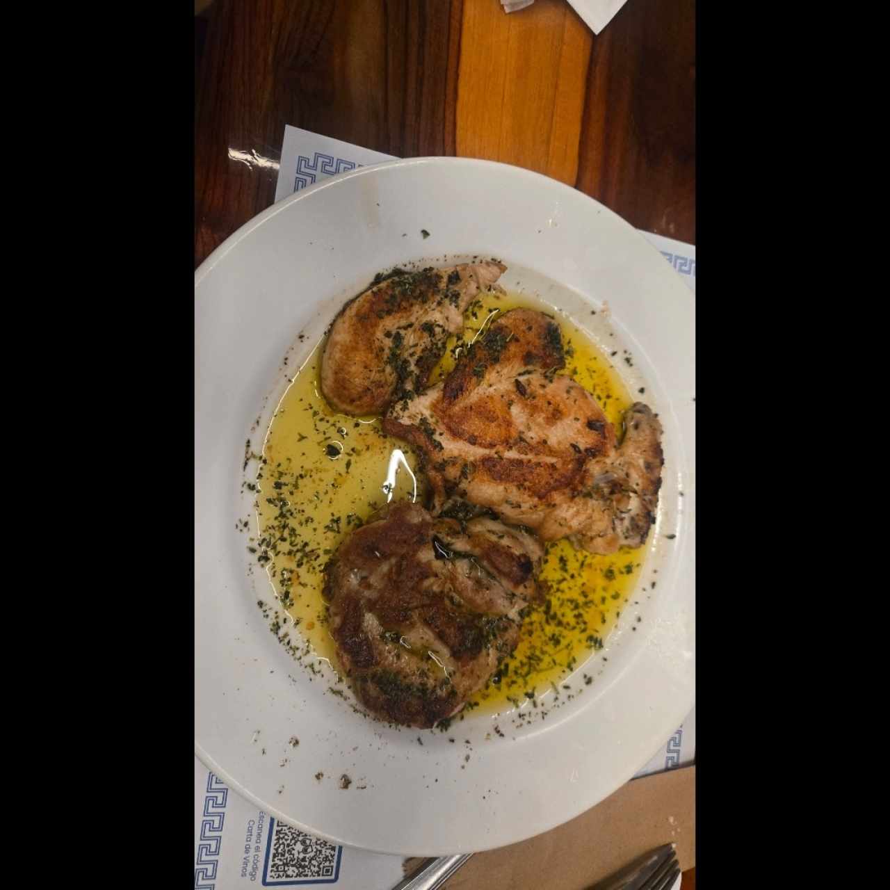 Filete de Pollo a la Griega