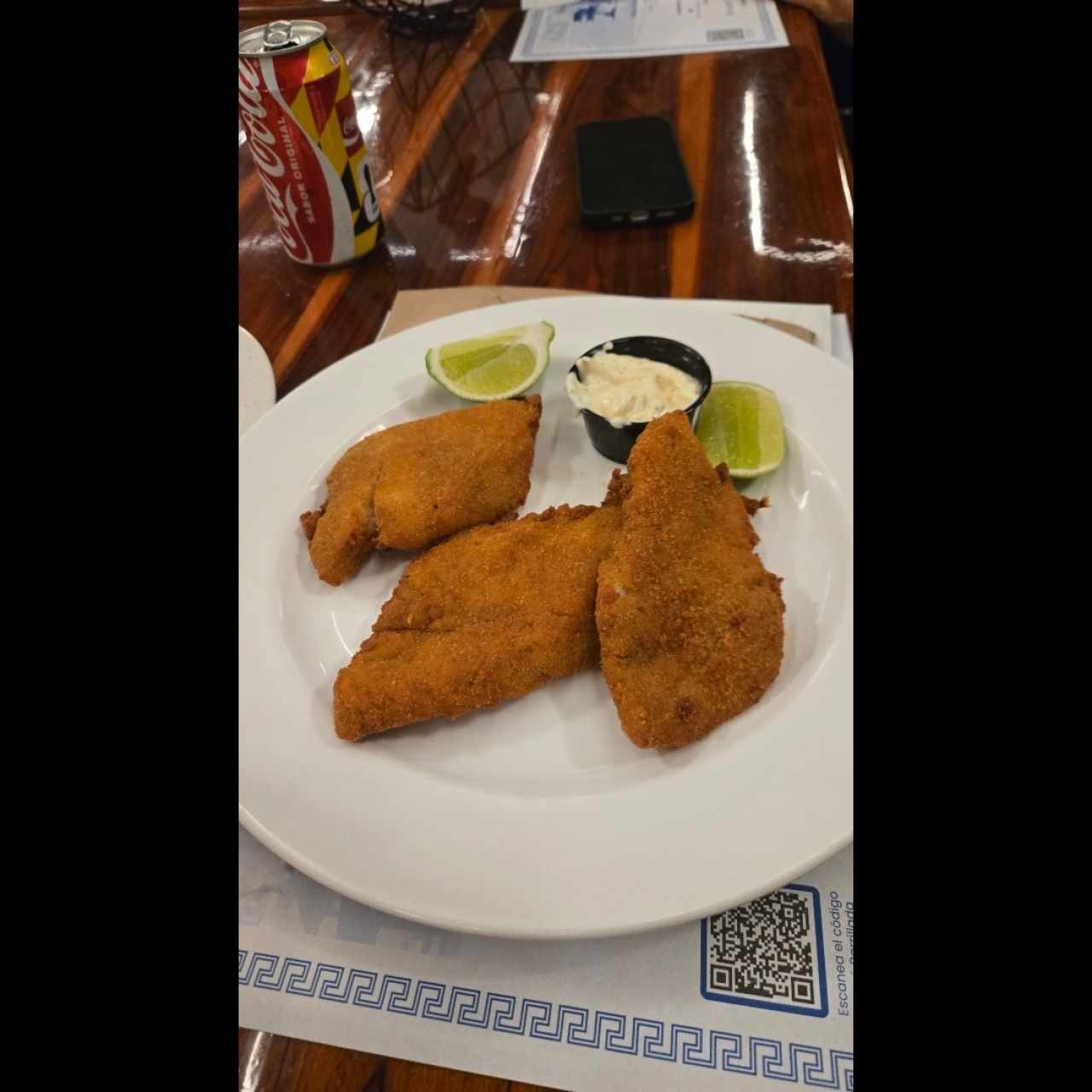 Mariscos - Corvina Apanada