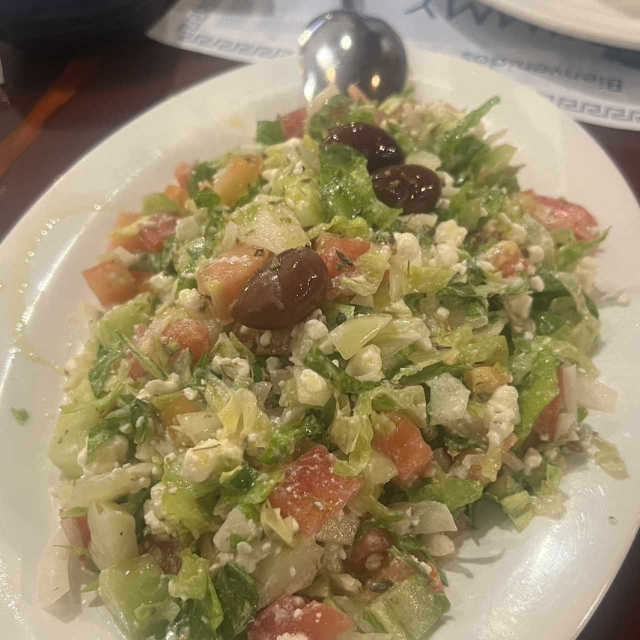 Ensalada Griega Picada