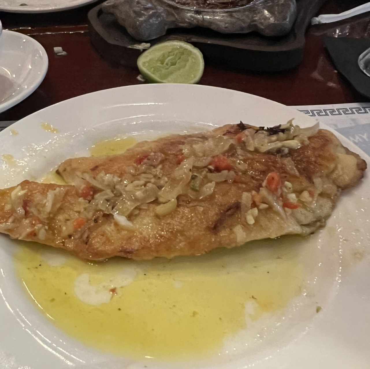 Filete de Corvina al Ajillo