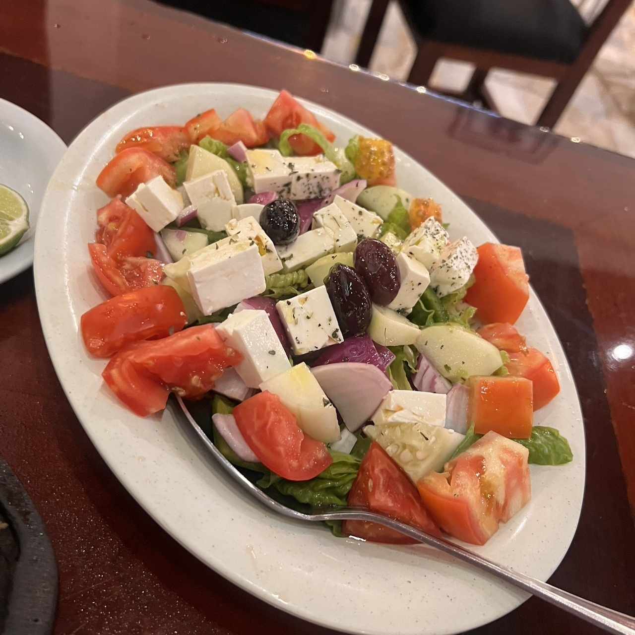 Ensalada Griega Corte Grueso