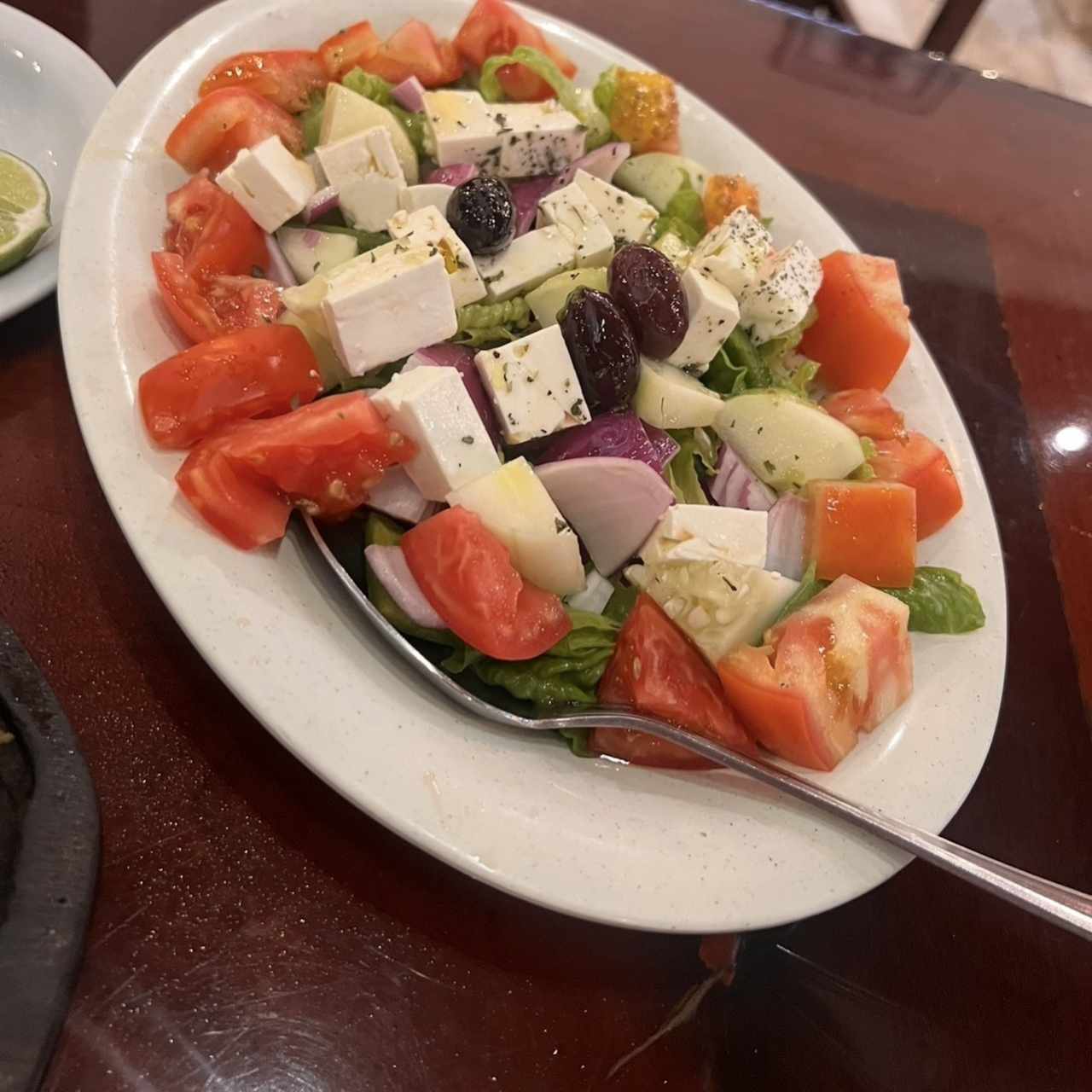 Ensalada Griega Corte Grueso