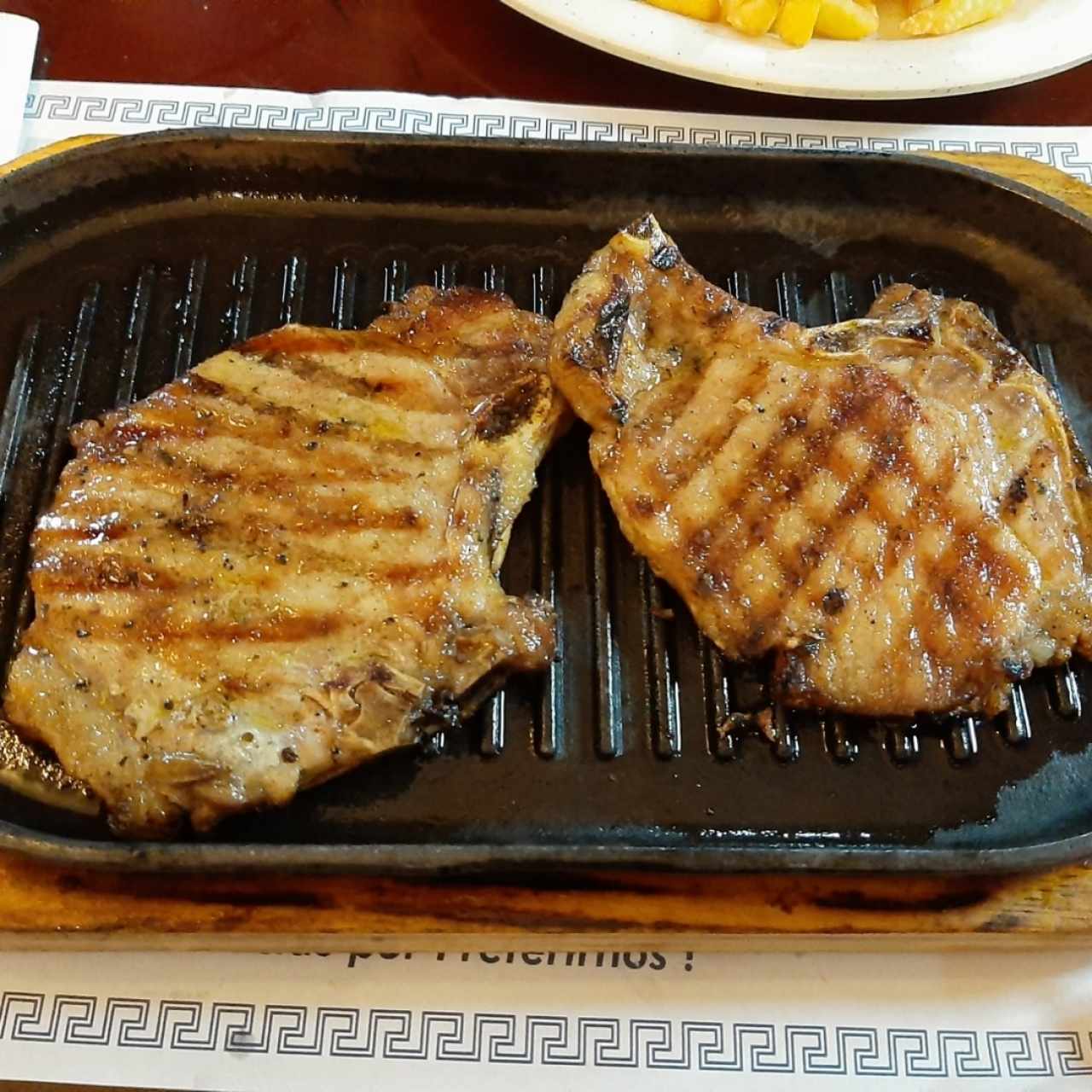 Chuletas de cerdo