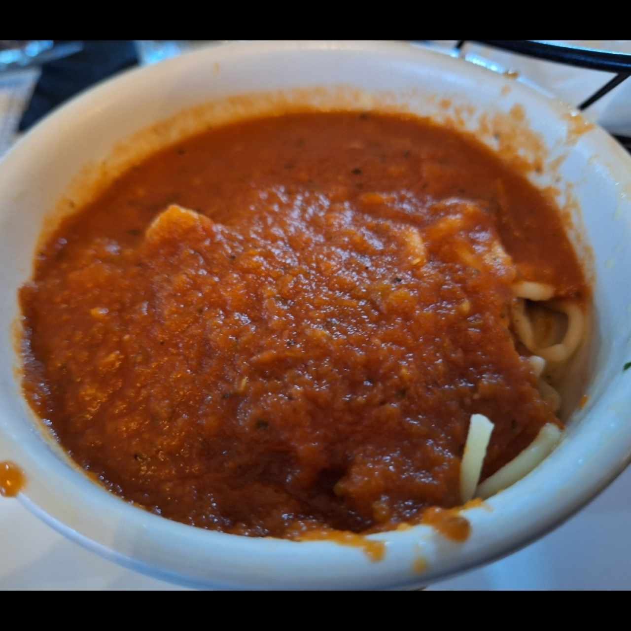 Spaghetti Salsa Blanca o Roja