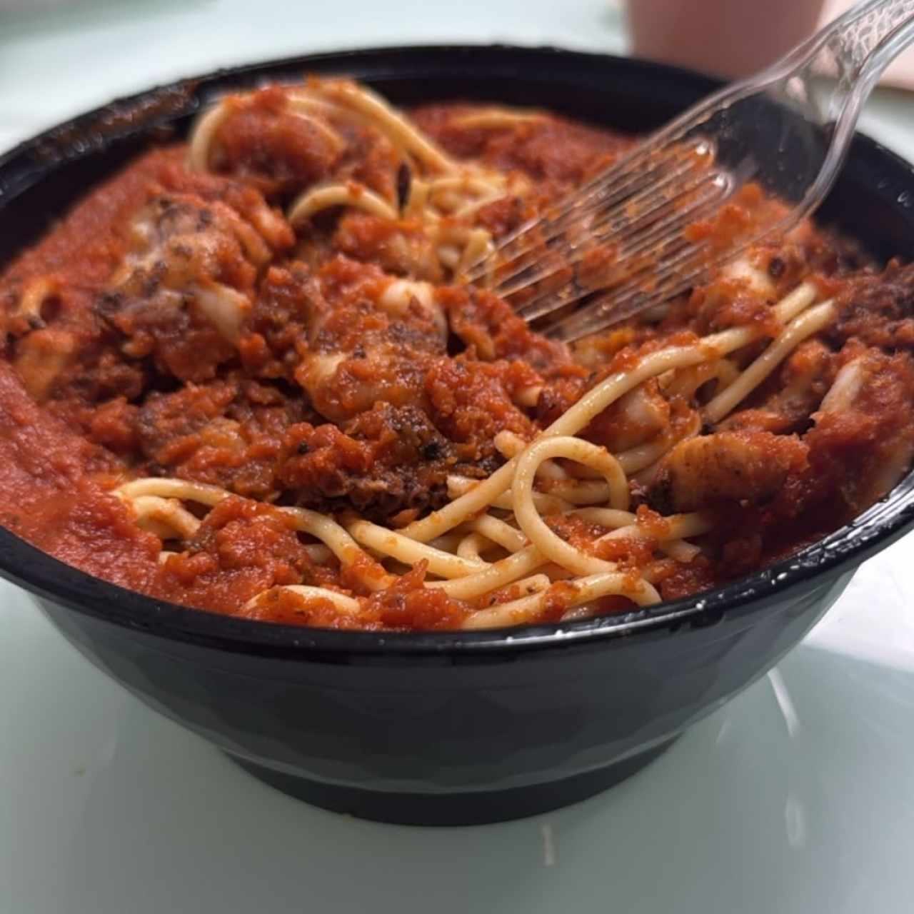 Spaghetti con Mariscos Mixtos