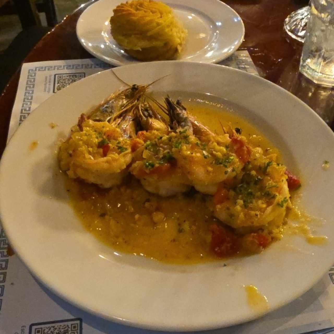 Mariscos - Langostinos al Ajillo