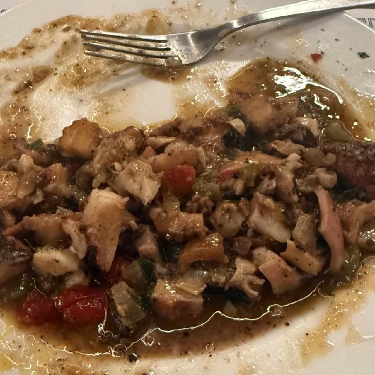 Mariscos - Pulpo al Ajillo