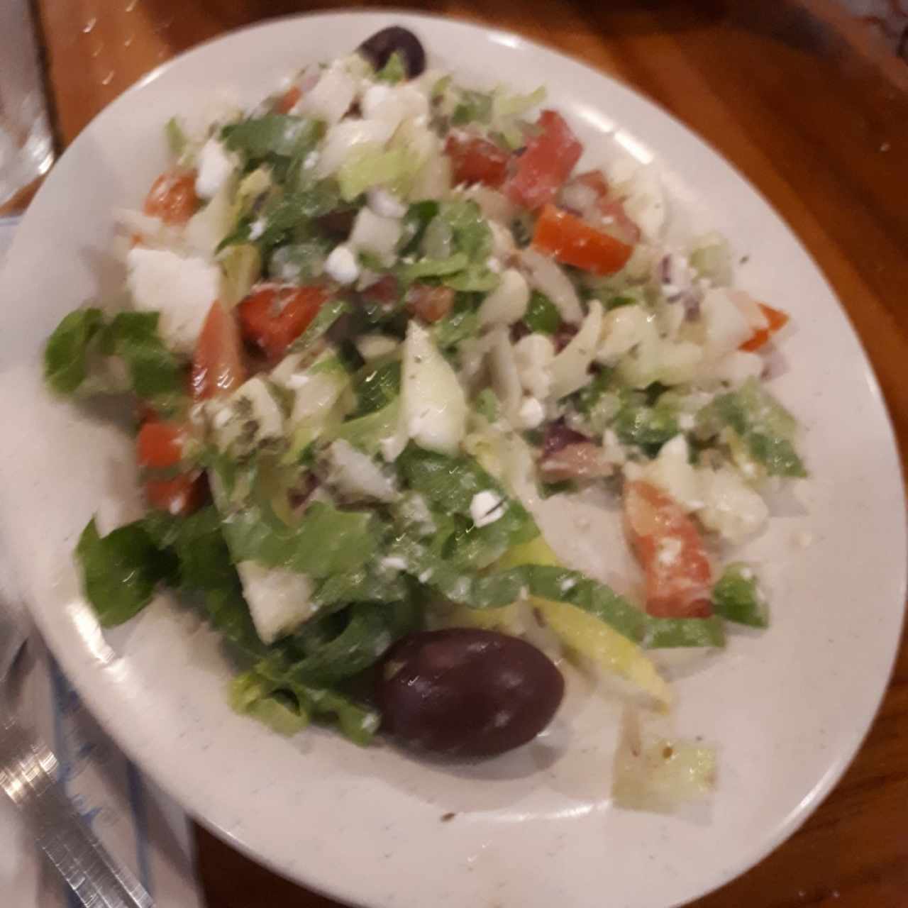 ensalada griega picada