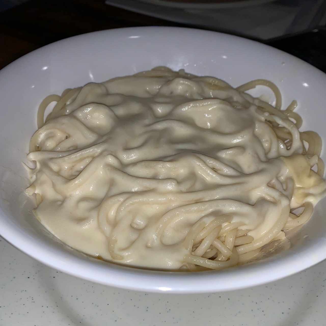Pasta en salsa blanca 