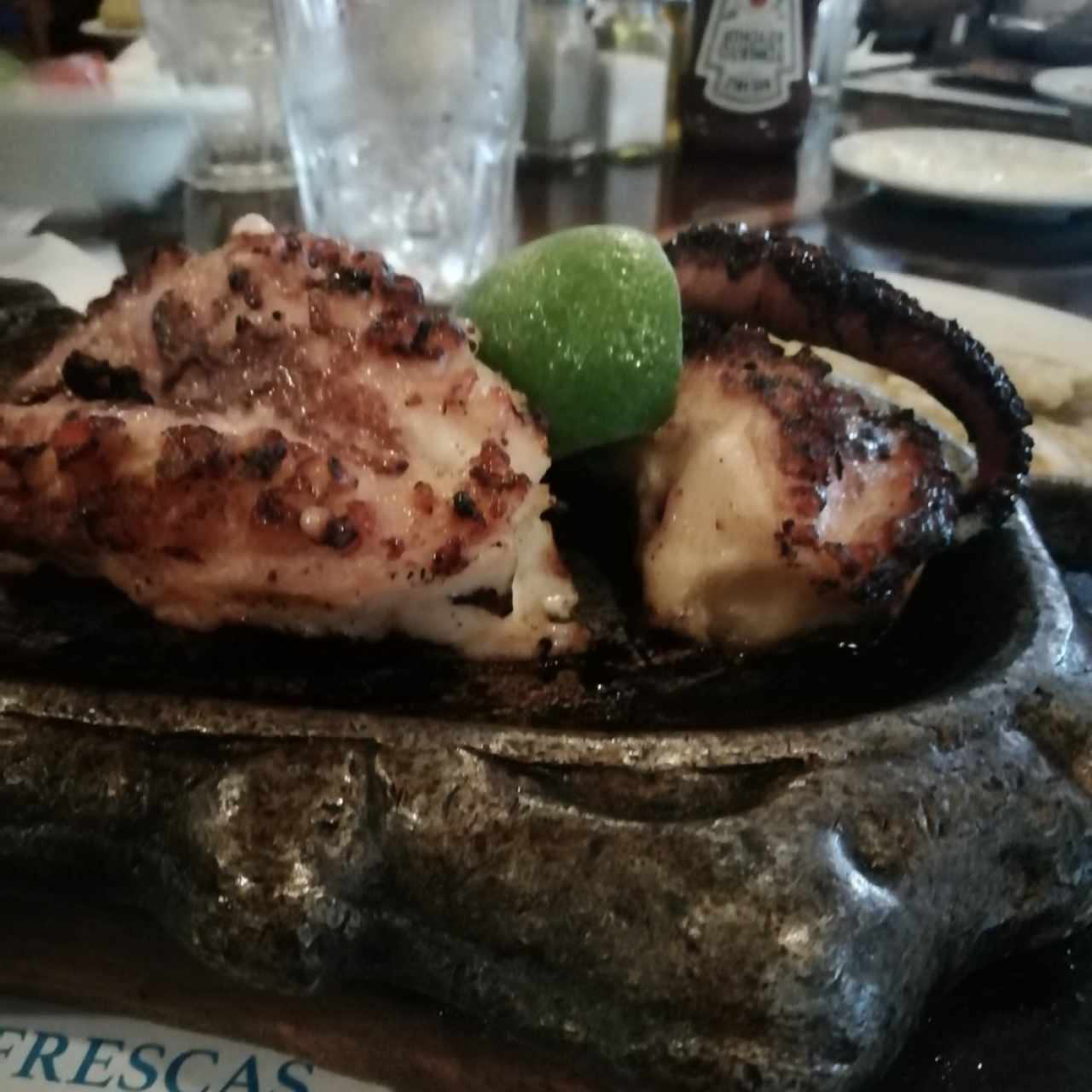 pulpo al carbón