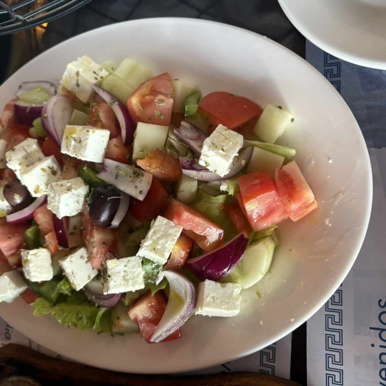 Ensalada Griega Picada