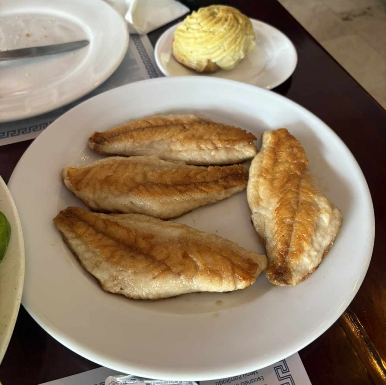 Robalo a la placha 